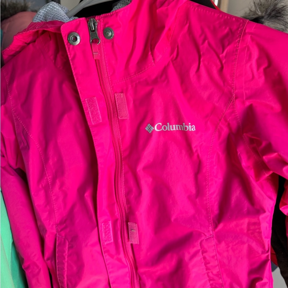 Columbia Kids Fuchsia Raincoat